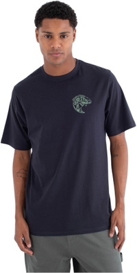 2026 Hurley Hommes Presse Dimpression Serrot T-Shirt Manches Courtes MTSEUED0031 - Obsidian