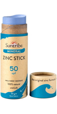 2026 Suntribe Bio Minéraux Zinc Stick Solaire SPF 50 STZS - Ocean Bleu