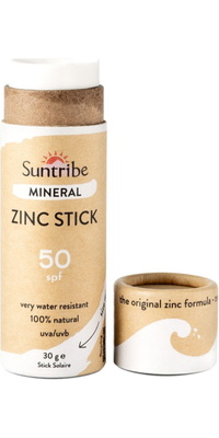 2026 Suntribe Bio Minéraux Zinc Stick De Soleil SPF 50 STZS - White