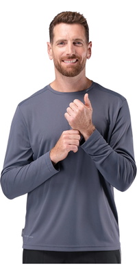 2026 Zhik Hommes UVActive Manche Longue Tech Haut ATP-0071-M-SLT - Slate
