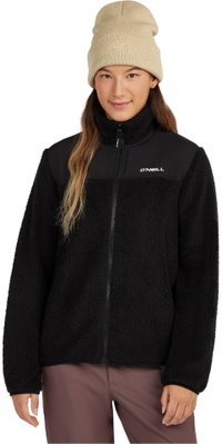 2026 ONeill Femmes FwcCruz Fuzzy Full Zip Hyperfleece 1350107 - Black Out