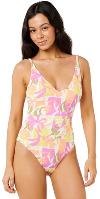 Rip Curl Womens Topanga Geo Full One Piece 0ZSWSW - Multico