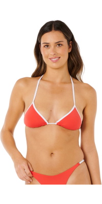 Rip Curl Femmes Haut De Bikini Triangle Classique Sliding 0SXWSW - Red