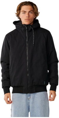 Rip Curl Hommes Série Search One Shot 5K / 5K Veste 038MJA - Black / Black