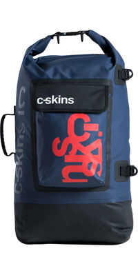 2026 C-skins Storm Chaser 40l Drybag  C-dbp40 - Ardoise / Noir / Rouge Chaud