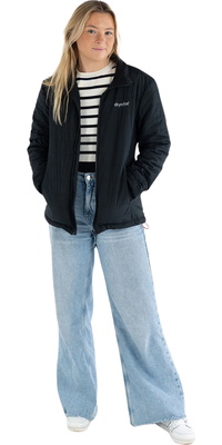 2026 Dryrobe Femmes Mid Layer Packable Jacket W100-JCKT - Black