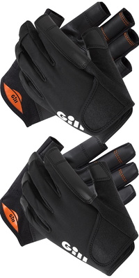 Gill Double Pack Championship Short & Long Finger Sailing Gloves - Black