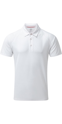2026 Gill Mens UV Tec Polo Top White UV008