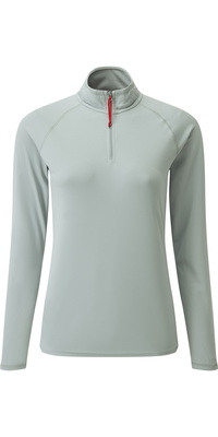 T-shirt Zippé Pour Femmes Uv Tec 2026 Gill Gris Uv009w