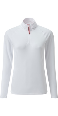 2026 Gill Uv Femmes Tec Zip Cou Haut Uv009w Blanc