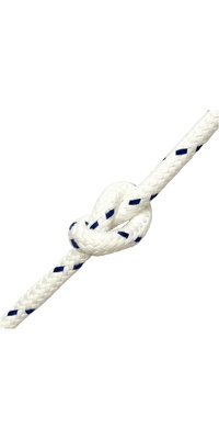 Cordage Polyester Mat Kingfisher Blanc / Bleu Mb0w1 - Prix Au Mètre