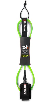 Leash De Planche De Surf Northcore 6 Pieds 2026 NOCO54G - Green