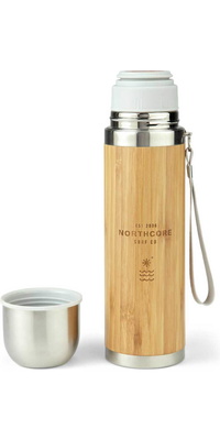 2026 Northcore Flasque En Bambou Et Acier Inoxydable Avec Tasse 360ml NOCO97B