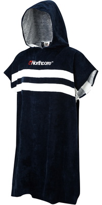 2026 Northcore Beach Basha Serviette De Bain à Capuche à Rayures Robe / Poncho NOCO241 - Blue