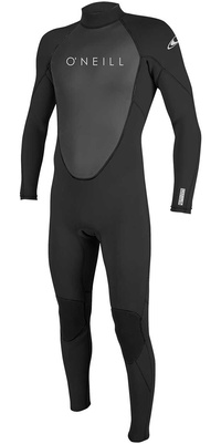2025 ONeill Hommes Reactor II 3/2mm Back Zip Combinaison Néoprène 5040 - Black