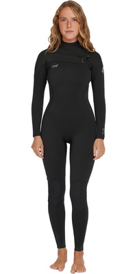 2026 ONeill Femmes Epic 5/4mm Chest Zip Combinaison Néoprène 5652 - Black