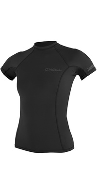 2026 Oneill Top à Manches Courtes Thermo-x Pour Femmes 5008 - Noir