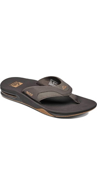 2026 Reef Hommes Tongs Fanning - Brown / Gum