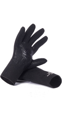 2026 Rip Curl Dawn Patrol 3mm Gants En Néoprène WGLYBM - Black