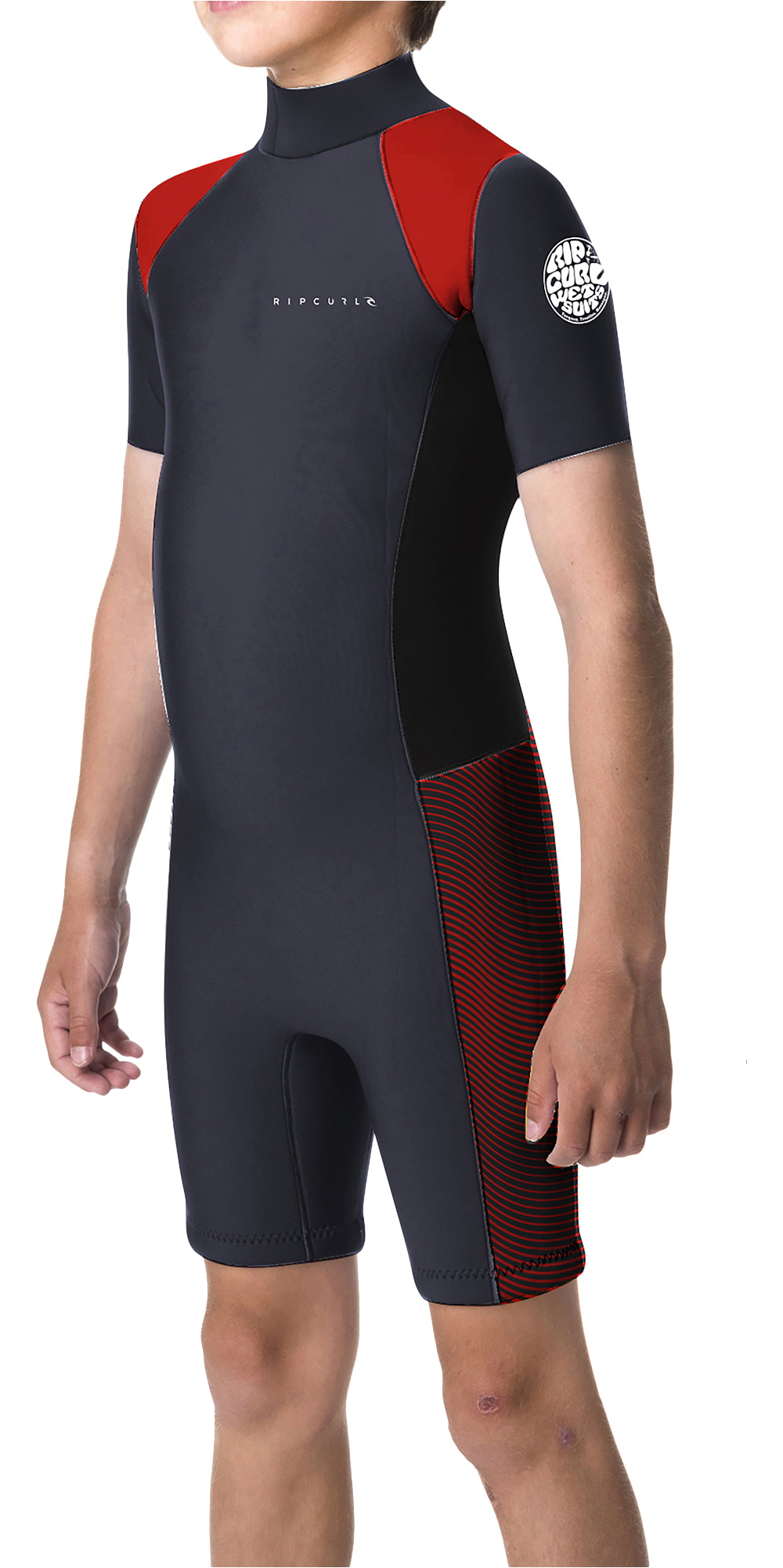 Rip Curl Junior Boys Aggrolite 1 5mm Back Zip Spring Shorty