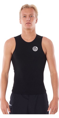 2026 Rip Curl Hommes Flashbomb 0.5mm Gilet Sans Manches WVEYCM - Black