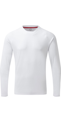 2026 Gill Mens Long Sleeve UV Tec Tee White UV011