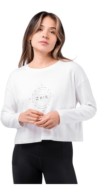 Zhik Femmes Tee-shirt En Coton Avec Logo TEE-0741-W-WHT - - White