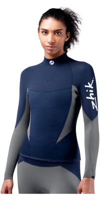 Zhik Femmes Superwarm Top En Néoprène V DTP1120W - Navy