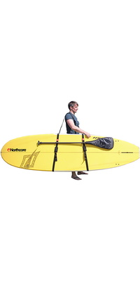 2026 Northcore Harnais De Transport SUP / Surfboard Deluxe NOCO16B - Black