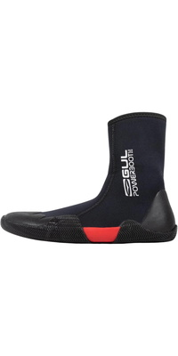 2026 GUL 5mm Power Round Toe Easy-Zip Bottes En Néoprène BO1306-B8 - Black