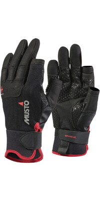 Gants De Voile Gill Pro Doigts Courts - Nautisme, Hiver, Taille XL - Noir/gris - Néoprene