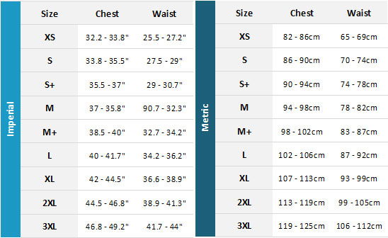 Jobe Neoprene Impact Vest Womens 19 0 Size Chart